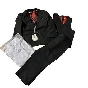 YuanLu Boys Colorful Formal Suits 4 Piece Slim Fit Dresswear Suit Set 2T…